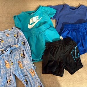 Nike Blue and Black Kids Outfit bundle